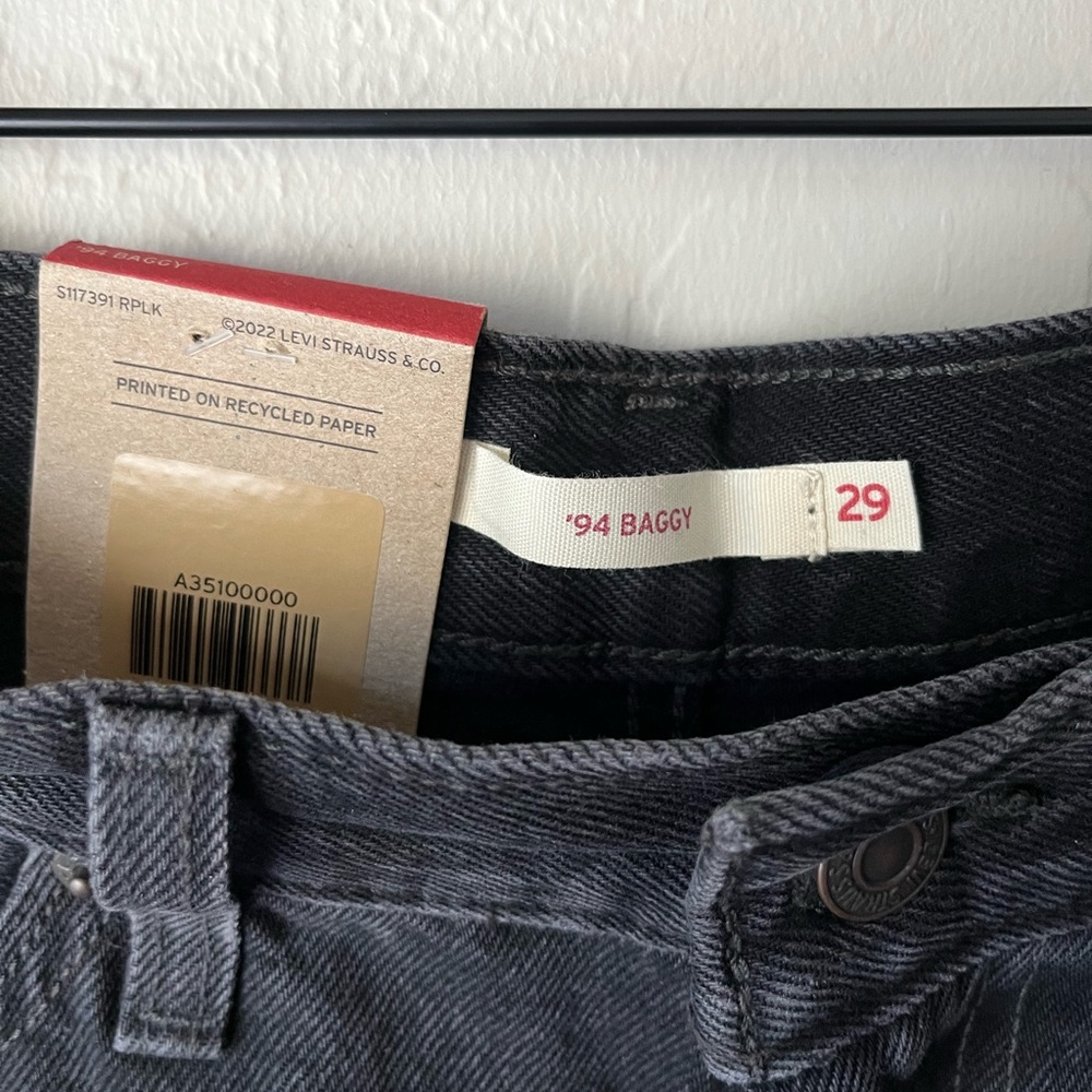 Levi’s 94’ baggy jeans black NWT - Picture 11 of 14
